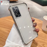 Vrqr cho Oppo A55 5g A56 5g A53S 5g vỏ điện thoại siêu bốn góc chống rơi đầy đủ cạnh mạ điện với tấm