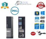 ( Dell Intel i3 i5 4th Generation  SFF Refurbished ) OPTIPLEX 3020 SFF / 4GB DDR3 RAM / 250GB HDD / 