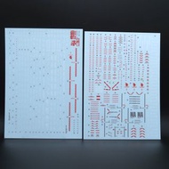 請睇info：MG Unicorn Full Armor Gundam neon Decal 全武裝獨角獸高達螢光水貼