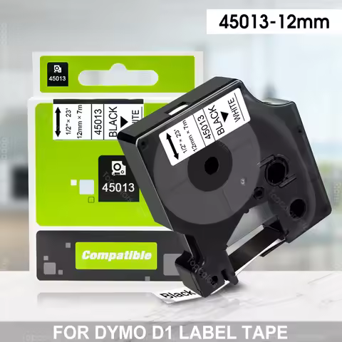 45013 Compatible Dymo D1 12mm 9mm 6mm 45010 45016 40913 43613 Label for Dymo Labeller LM160 LM280P D
