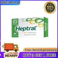 （Official Branch Store） Abbott Heptral 500mg Ademetionine - Gastroresistant Tablets for Liver Suppor