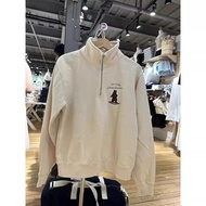 OOTD BM Womens Clothing Chicago Embroider Letter Pattern Polo Lapel BM Loose Sweater Female Laid-Bac