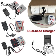 BSUNSTORE Lithium Battery Charger, 18/21V/24V Lithium Overload Protection Dual-head Charger, Univers