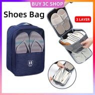 Shoes Storage Bag Large Capacity Waterproof Shoes Holder 3 Layers Underwear Clothes Bags Shoe Organi