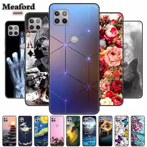 For Moto One 5G Ace Case Silicone Soft TPU Phone Case for Motorola One 5G Ace Case Cool Cartoon Fund