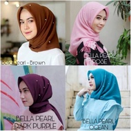 Bella Pearl / Bella Square Pearl / Polycotton / Bella Square Mutiara / Hijab Mutiara / Hijab Mutiara