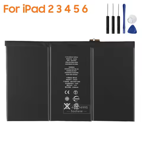 New Replacement Battery A1376 For iPad 2 A1395 A1416 A1458 For iPad 3 4 A1474 A1475 A1484 For iPad 5