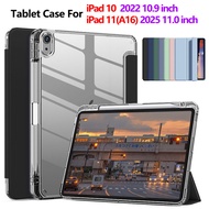 acrylic ipad case For iPad 11(A16) 2025 11.0 inch Fashionable TriFold Flip Cover Case Compatible iPa