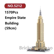 ✨Empire State Building Assembly Model 1570 Pcs WANGE Architecture Brick Building Block Collectibles