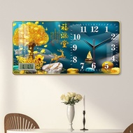 [ ELECTRONIC CLOCK ] Wall Clock "MONEY TREE" Modern Style 2 in 1, View Temperature, Time, Date Month