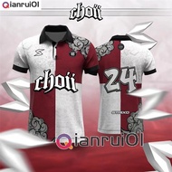 CHOII Baju  Lelaki Thailand Viral Jersey Ootd Collar Blvckroseapparel Polo