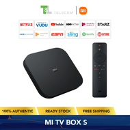 Xiaomi TV Box S (2nd Gen) / Xiaomi Mi TV BOX S A.K.A Mi Box S - 4K Ultra HD Smart Streaming Media Player Set TV Android Box M19E Global Set (MDZ-22-AB)