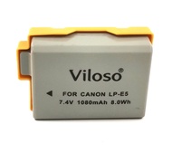 Viloso EOS LP-E5 Rechargeable Li-ion Battery for Canon EOS  450D 500D 1000D Rebel Xsi Rebel T1i  Reb