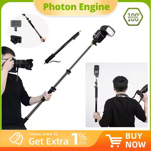 Godox AD-S13 55-160cm 1/4 Male Portable Light Boom Stick Pole For WITSTRO Studio Flash AD180 AD360