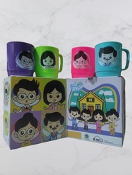 GELAS MUG FAMILY MUG SET GELAS KELUARGA GELAS SET FAMILY ISI 4