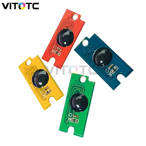 4 Color Toner Chip For Xerox Phaser 6000 6010 WorkCentre 6015 MFP Laser Printer Cartridge Refill Res