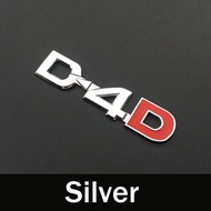 Emblem Logo D-4D D4D Mobil 3D Metal- Stiker Emblem Toyota Innova Fortuner