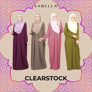 CLARA JUBAH CLEARSTOCK SABELLA IRONLESS
