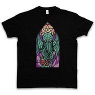 Church Of Cthulhu Hp Miskatonic Lovecraft Arkham Dunwich Cathedral T-Shirt