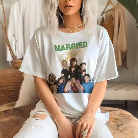 Married with Children V3 Movie Poster Classic T Shirt all sizes S 5XL