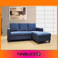 Nabucco N032B Super Worth 2+L Shape Sofa Set [Water Resistance Fabric or Casa Leather][Delivery in West Malaysia Only]