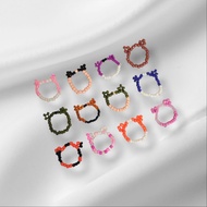 6pcs aesthetic bead rings / Korean bead rings / children's bead rings / business package / cute bead