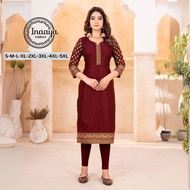 Designer Cotton Ladies Kurti by Inaaya Fabrics