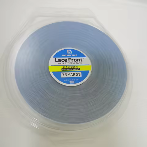 All with box 0.8/1.0/1.27/2cm Width 3/12/36yards Blue Strong Hold Tape Double side tape lace front t