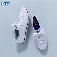 Keds 2020 new white shoes low-top lace-up canvas women's shoes all-match basic flat casual shoes good