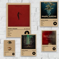 Hot Music  Album Star Band Imagine Dragons Poster Rock Band  Poster Hip Hop Posters For Living Room 