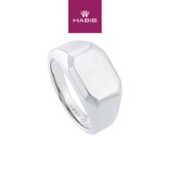 HABIB 925 Silver Palladium Ring 093440424(PLD)