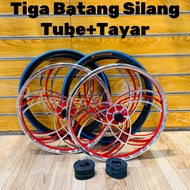 Sport Rim Tiga Batang Silang Set /20inch Bicycle Alloy Wheel Set /Sport Rim BMX /Rim Basikal 20inch 