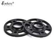 Embers For Mercedes Benz Audi BMW Black 5x112 CB 66.6mm Wheel Spacers Rims Hub Adapters Forged Alumi