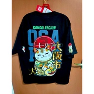 Punk Berry Oversized Japanese Tee Osaka Cat JD414