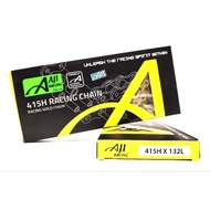 100% Original AJI RACING Chain Drive 415H 132L Sprocket Rantai Gold Heavy Duty 415 132 Y16ZR Y15ZR R