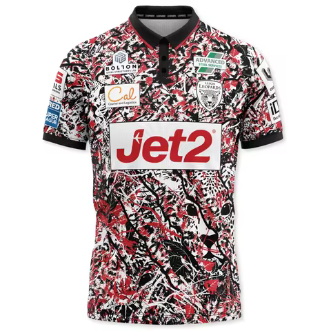 2026 Leigh Leopards Rugby Sports Jersey UK Mens British Rugby Casual Quick drying Training Kids Jers