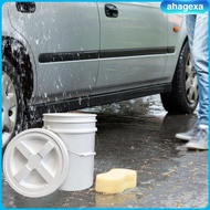 [Ahagexa] 20L Bucket Pail Food Storage Container Portable Leakproof Barrel Pail with Screw Lid for C