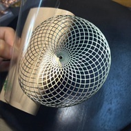 【獨家設計】Torus 能量場 神聖幾何鏤空金屬貼紙