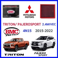 กรองอากาศ BMC Air filter Mitsubishi All New Pajero Sport Triton ดีเซล 2.4 mivec แทนของเดิม Made in Italy แท้ มิทซูบิชิ ออลนิว ปาเจโร่ สปอท ไทรทัน