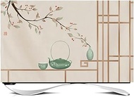 New Chinese Style Dust Cover 55 Inch 50 Inch LCD LED TV Cover Protective Cover, Computer Monitor Protective Film, Universal For Hanging Desktop(Size:50in,Color:A)