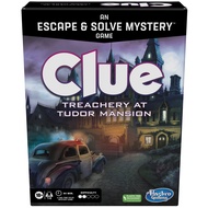Clue Board Game Treachery at Tudor Mansion, Escape Room Game, Cooperative Family Murder Mystery Game
