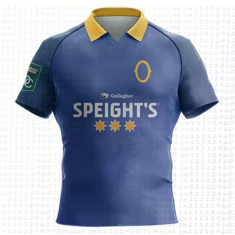 2026 New Zealand Otago Home Rugby T-Shirt Men's Rugby Parent-child Outfit Kids Shirt Breathable Quic