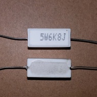 6K8 5WATT CHALK RESISTOR 6k8 ohm 5 watt/ 6.8K ohm good quality/