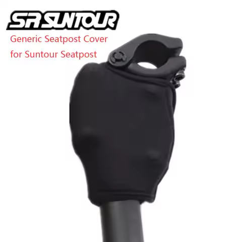 Generic Seatpost Cover for Suntour Suspension Seatpost Black Protective Case for Suntour NCX Seatpos