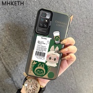 Case For Xiaomi Redmi 10 Prime 10C 12C 11A POCO C55 Coffee Milk Tea Pattern Phone