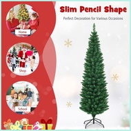 4/5/6/7/8FT Slim Christmas Tree Makapal Christmas Tree Slim Xmas Tree 6FT Christmas Tree