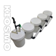Fish Pond Filter RAS System 5 Chamber Bucket 20 Liter Budikdamber