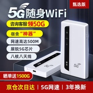 友猫5g随身wifi移动随身wifi6免插卡全网通便携式车载无线路由器全国通用无限流量2024款不限速 【甄选版】+八核八天线*网速高达500M