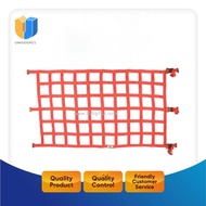 Container Net 6ft x 4ft, Web Cargo Net High Tenacity Polyester Web Cargo Net Mesh 85mm x 85mm, Orang