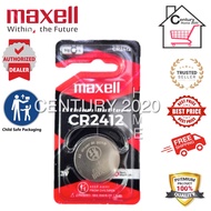 MAXELL CR2412 Lithium Battery Quality Coin Cell Watch Electronic 1pcs